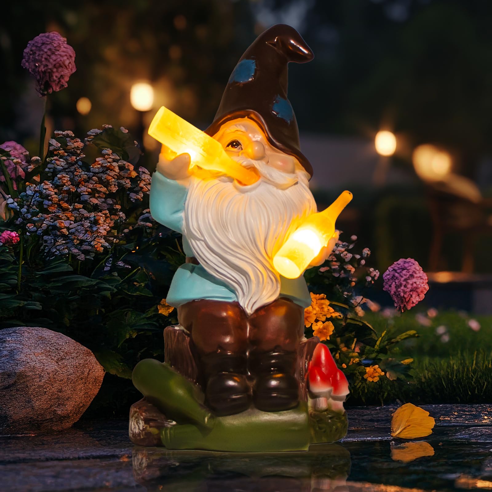 Amazon.com: DKJOCKY Gnome Garden Decor Statue with Solar Light